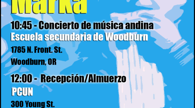 Cartel de Phusiri Marka en Woodburn