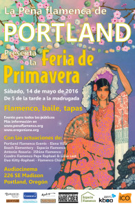 Cartel de la Feria de primavera de Portland 2016